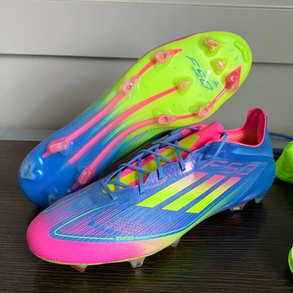 Adidas Adizero F50 Elite FG ‘Celestial Victory Pack’ Pink Blue Size 13 IE1201